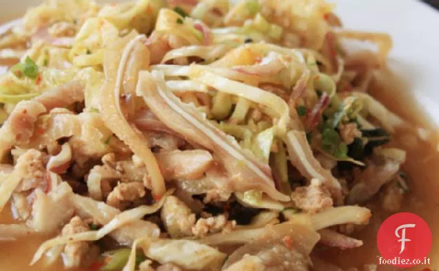 Larb orecchio di maiale