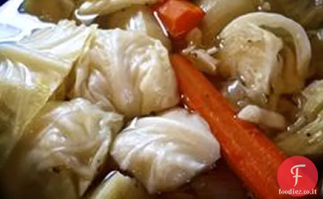 Classica cena bollita irlandese