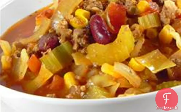 Zuppa di verdure al peperoncino di Diann