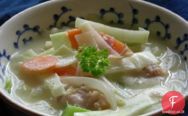 Zuppa di cavolo cremoso alleggerita!