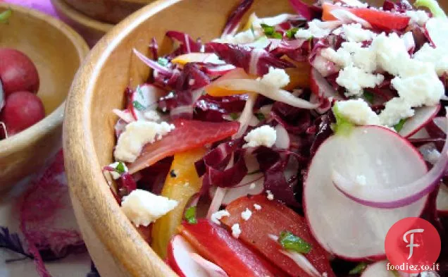 Insalata di Barbabietole Arrosto e Radicchio