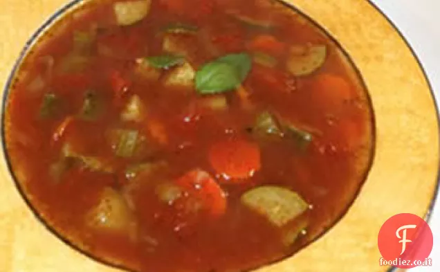 Zuppa di verdure italiana veloce