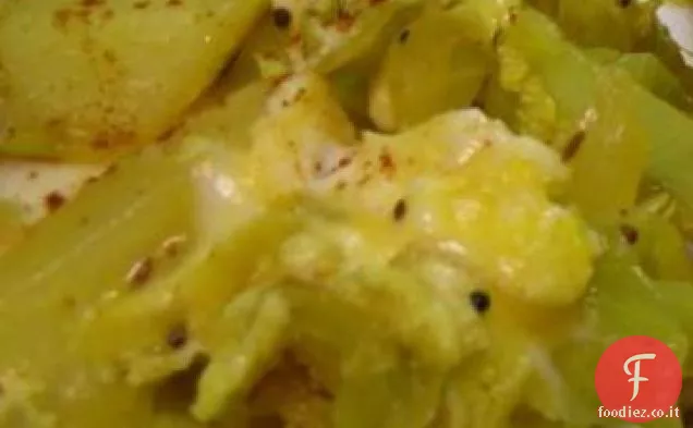 Cavolo e patate fritte