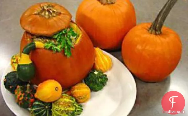 Cena in una zucca