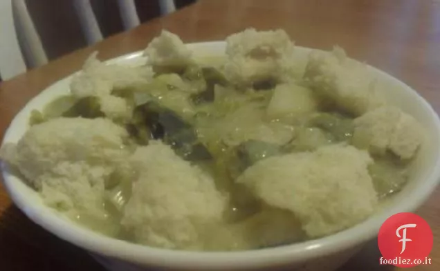 Zuppa di cavolo abbondante