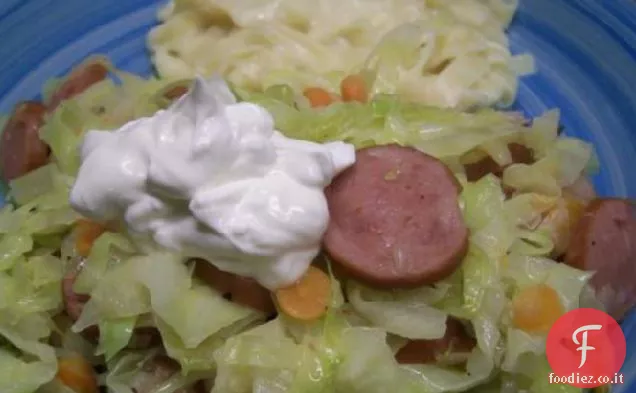 Cavolo facile e Kielbasa