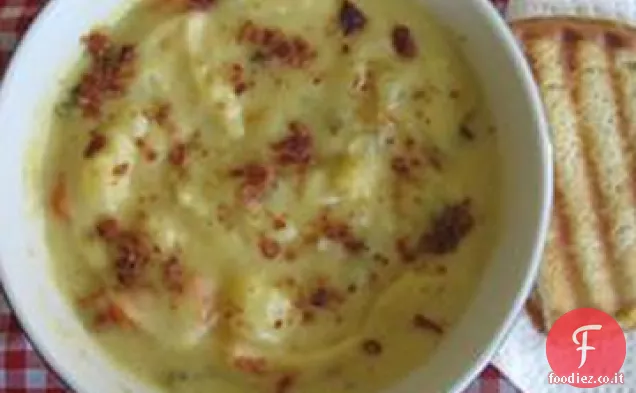 Zuppa di formaggio da giardino
