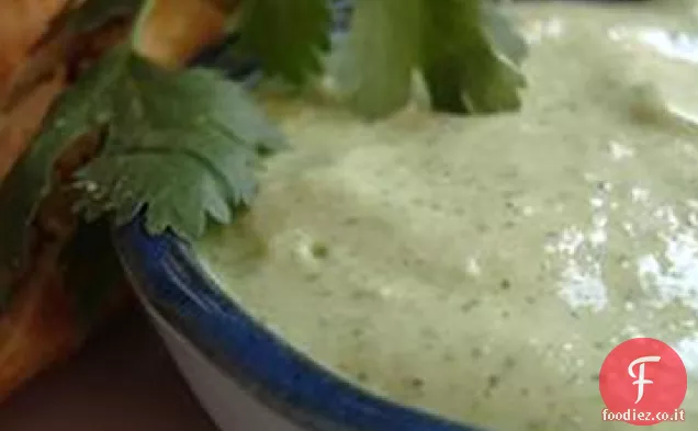 Salsa di crema di coriandolo di Amy