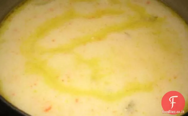 Zuppa di pollo (greco, con salsa Avgolemono - uovo/limone)