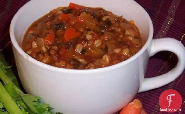 Zuppa di lenticchie e orzo