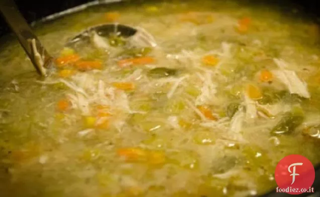 Crock Pot Pollo Zuppa di verdure (Niente di fantasia, solo Yummy)