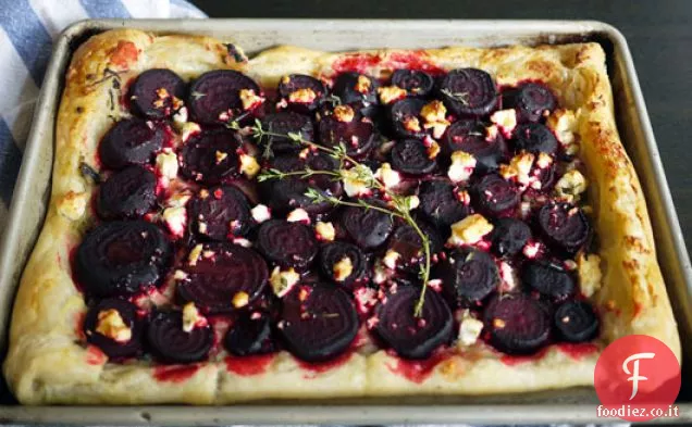 Crostata di barbabietole e Feta