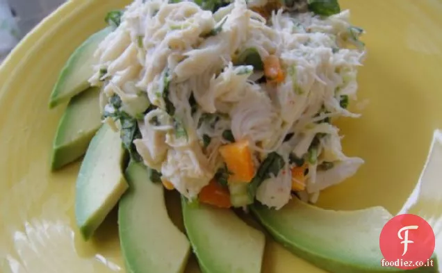 Cuocere il libro: insalata di granchio con lime e avocado