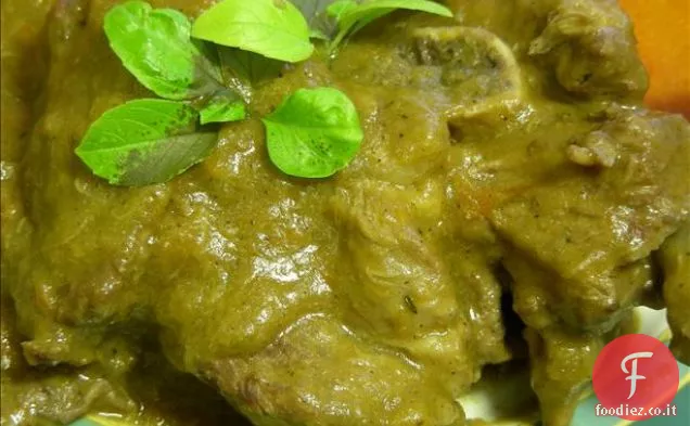 Costolette di agnello con sugo di verdure