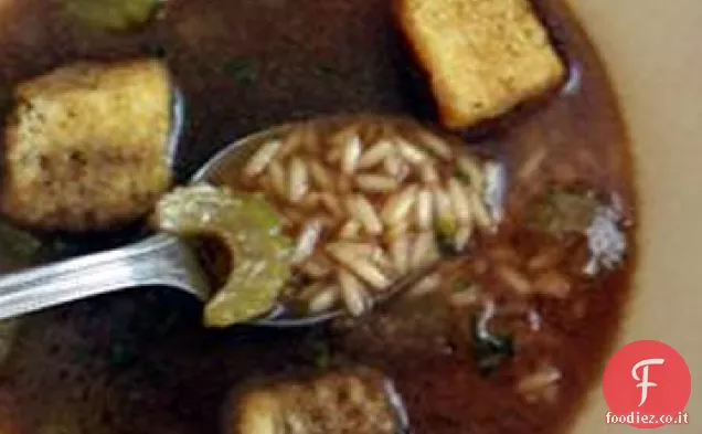 Semplicemente deliziosa zuppa di riso