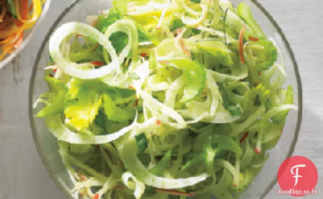 Slaw di sedano, mela e finocchio