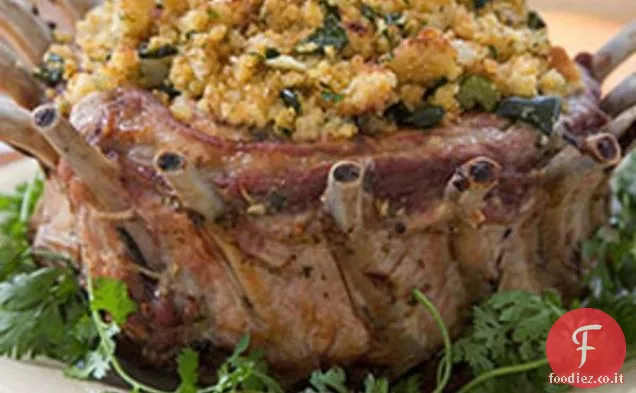 Corona Arrosto di maiale con pane di mais-Ripieno di Poblano