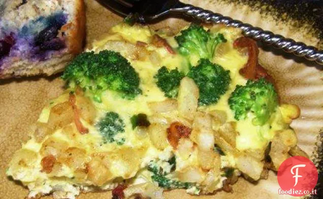 Frittata di patate e pancetta