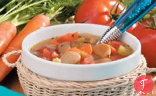 Burro Fagioli Zuppa di verdure