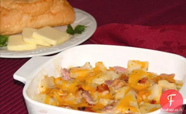 La mia salsa cremosa modo - Casseruola di prosciutto