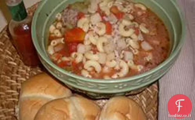 Zuppa di hamburger IV
