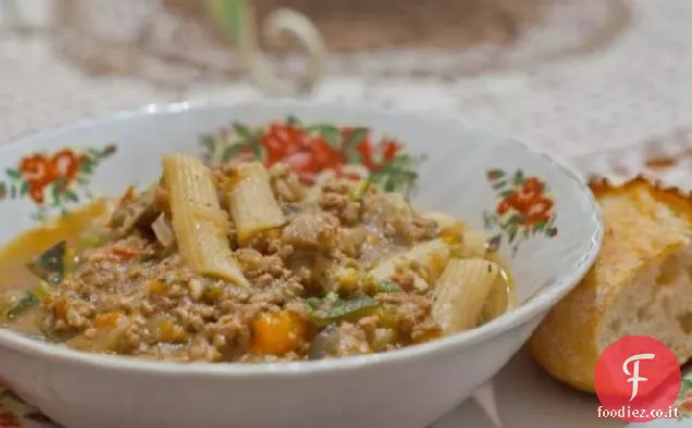Minestrone di melanzane