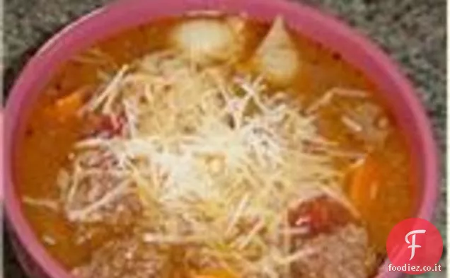 Pentola di coccio Zuppa di hamburger
