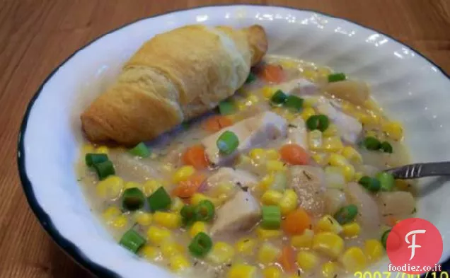 Pentola di coccio Zuppa di pollo