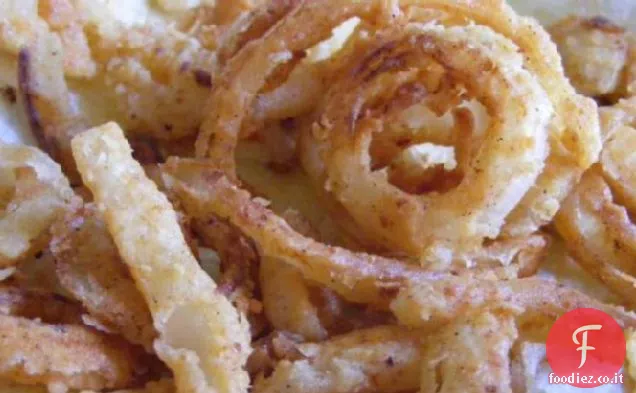Anelli di cipolla fritti