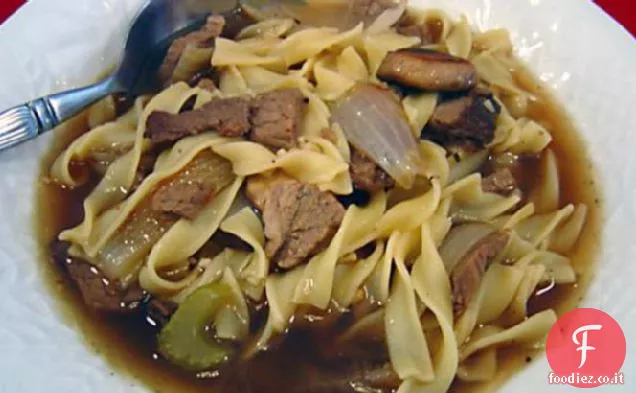 Avanzi Zuppa di Roast Beef (Bistecca avanzi troppo!)