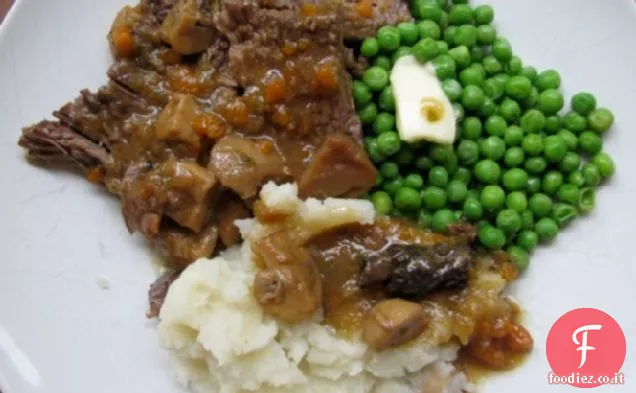 Cena della domenica: Brasato con funghi