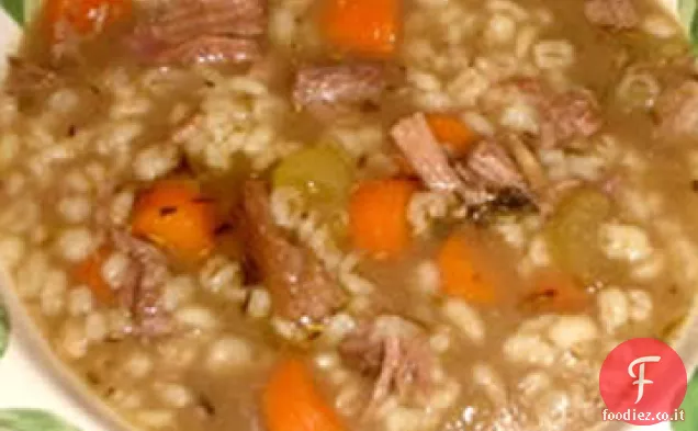 Zuppa di manzo e orzo I