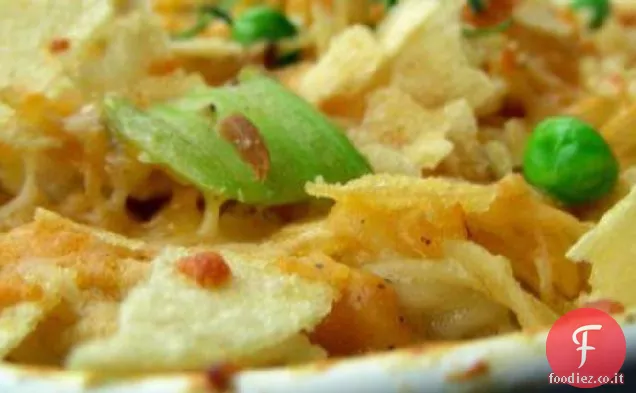 Spaghetti di pollo al formaggio