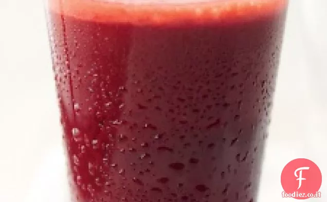 Succo di barbabietola, mela e menta