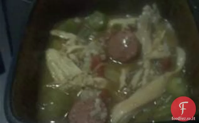 'Mamma li ha fatti' Pollo e salsiccia Gumbo