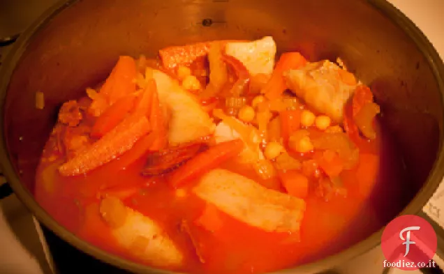 Mbisi Ye Kalou (stufato di pesce)