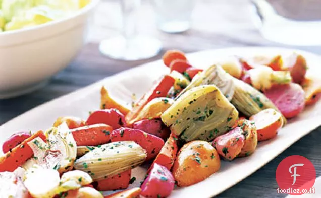 Verdure arrosto con Vinaigrette