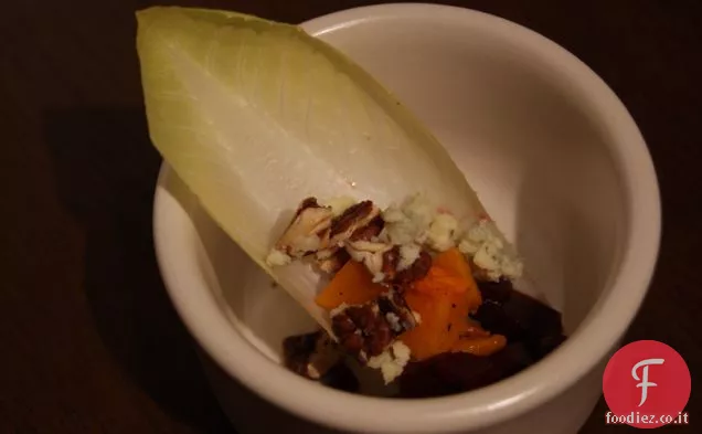 Squash, Beet & Blue Cheese Indive Barche