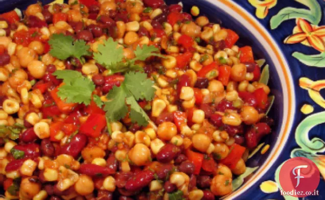 Insalata di fagioli barbecue