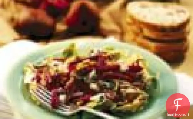 Insalata di barbabietole e noci con Vinaigrette di Meursault