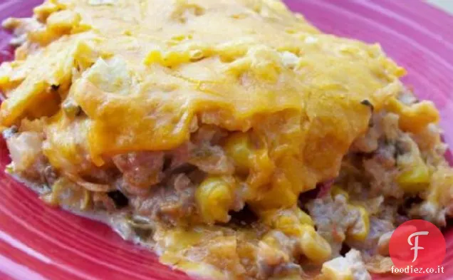 Casseruola di nacho di manzo