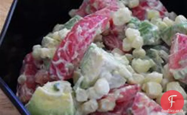 Insalata di mais cremosa