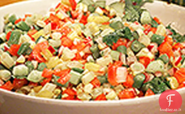 Insalata di verdure tritate di Alexis