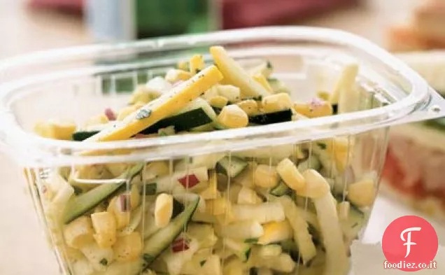 Insalata da giardino con Vinaigrette agli agrumi