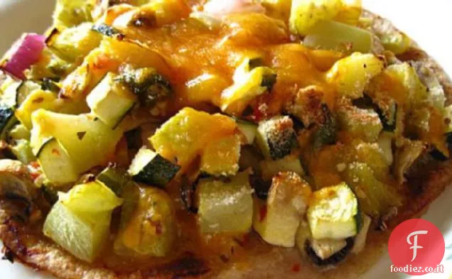 Pomodori verdi e zucchine Pizza il mio modo di avere pomodori verdi fritti