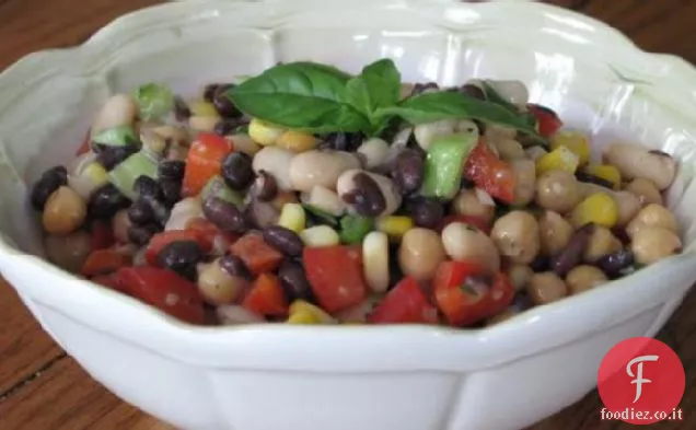 Insalata di fagioli a basso contenuto di grassi