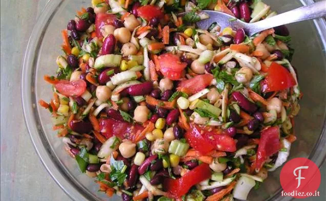 Insalata di fagioli neri Key West