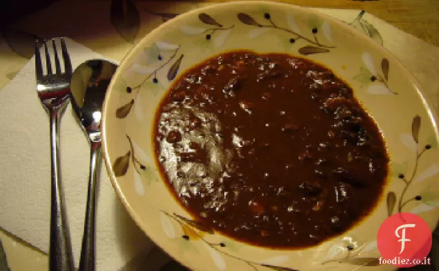 Nuova insalata di fagioli chili messicani
