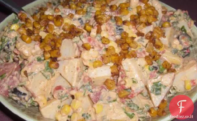 Insalata di patate Tex Mex con mais arrosto