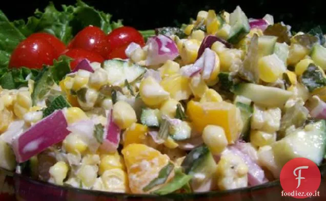 Insalata di mais da giardino